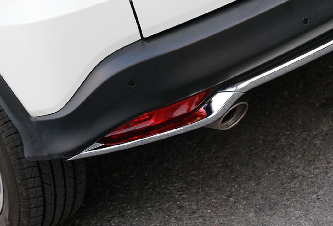 Chrome Rear Bumper Strip Protector Bottom Cover Trim for Honda HRV HR-V 19-2020