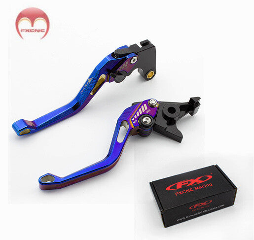 CNC electroplated adjustable brake and clutch lever kit for Suzuki SFV650 GLADIUS 2009-2015