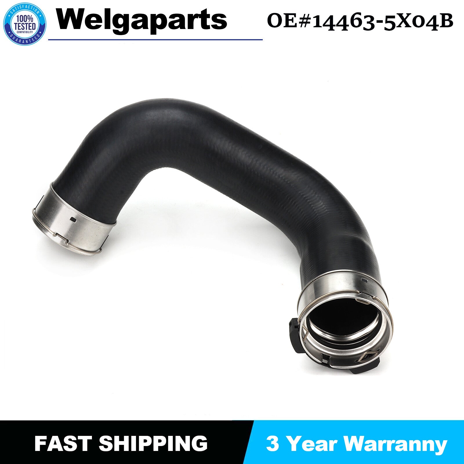 1PC for Nissan Navara D40 Pathfinder R51 14463-5X04B Intercooler Hose Hot Side
