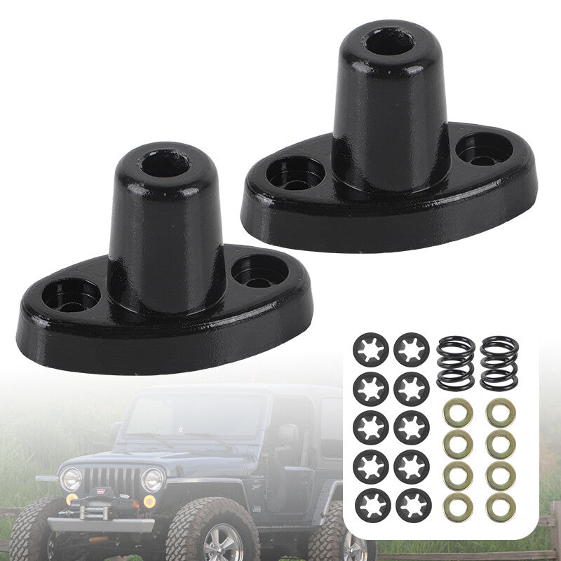 2Pcs Sun Visor Repair Bracket Kits fit for Jeep 1997-2002 TJ for Wrangler 924-531