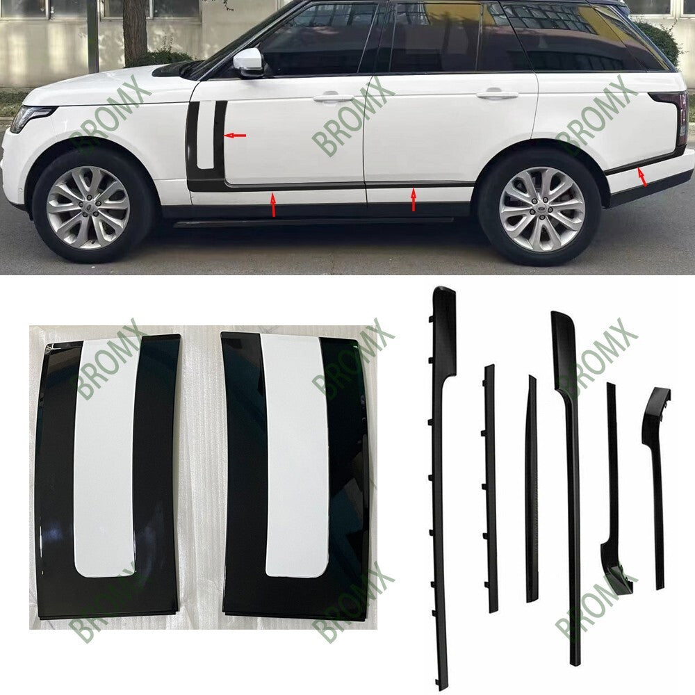 Door Side Body Fender Vent Trim Strip Kit for Range Rover 2013-2022 Upgrade 2025