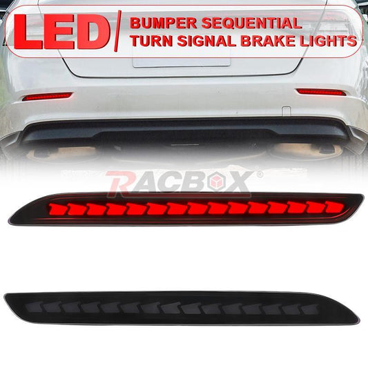 LED Rear Bumper Tail Light for Honda Accord 2023+ Brake Lamp W/ Dynamic Turn 2x