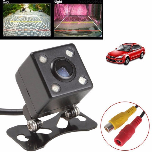 Reverse Backup Car Rear View Camera CCD Waterproof 4 LED Night Use Wide