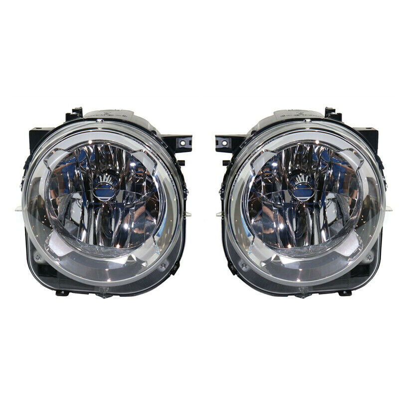 A pair of headlights and daytime running lights for the for Jeep Renegade 2015-2016-2017