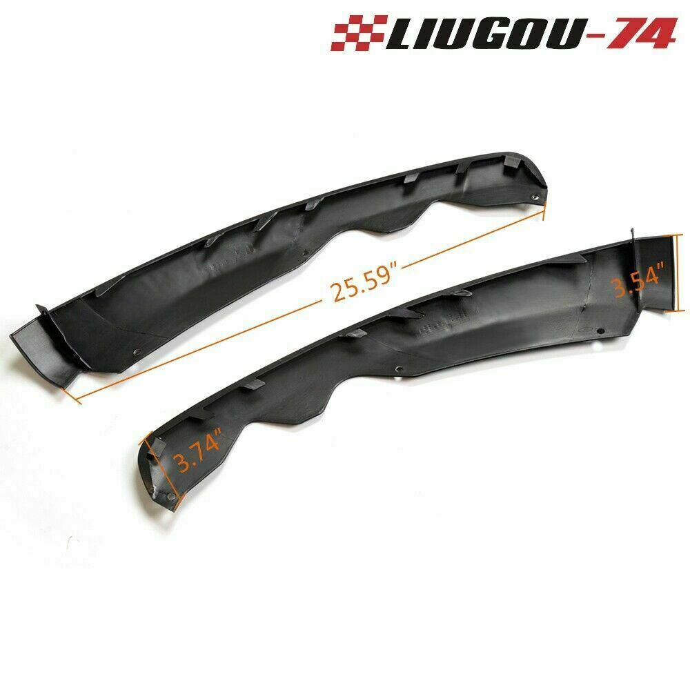 Suitable for 2013-2016 Fusion front bumper lower valance, left and right, 1 piece new.
