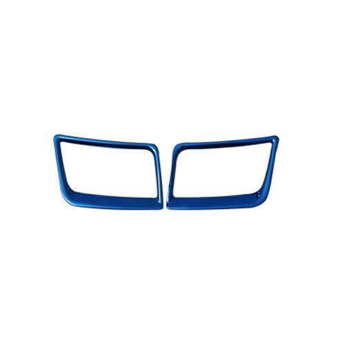 Fit for Hyundai Accent 2012-2017 Blue Steel Middle Console Air Outlet Vent Trim