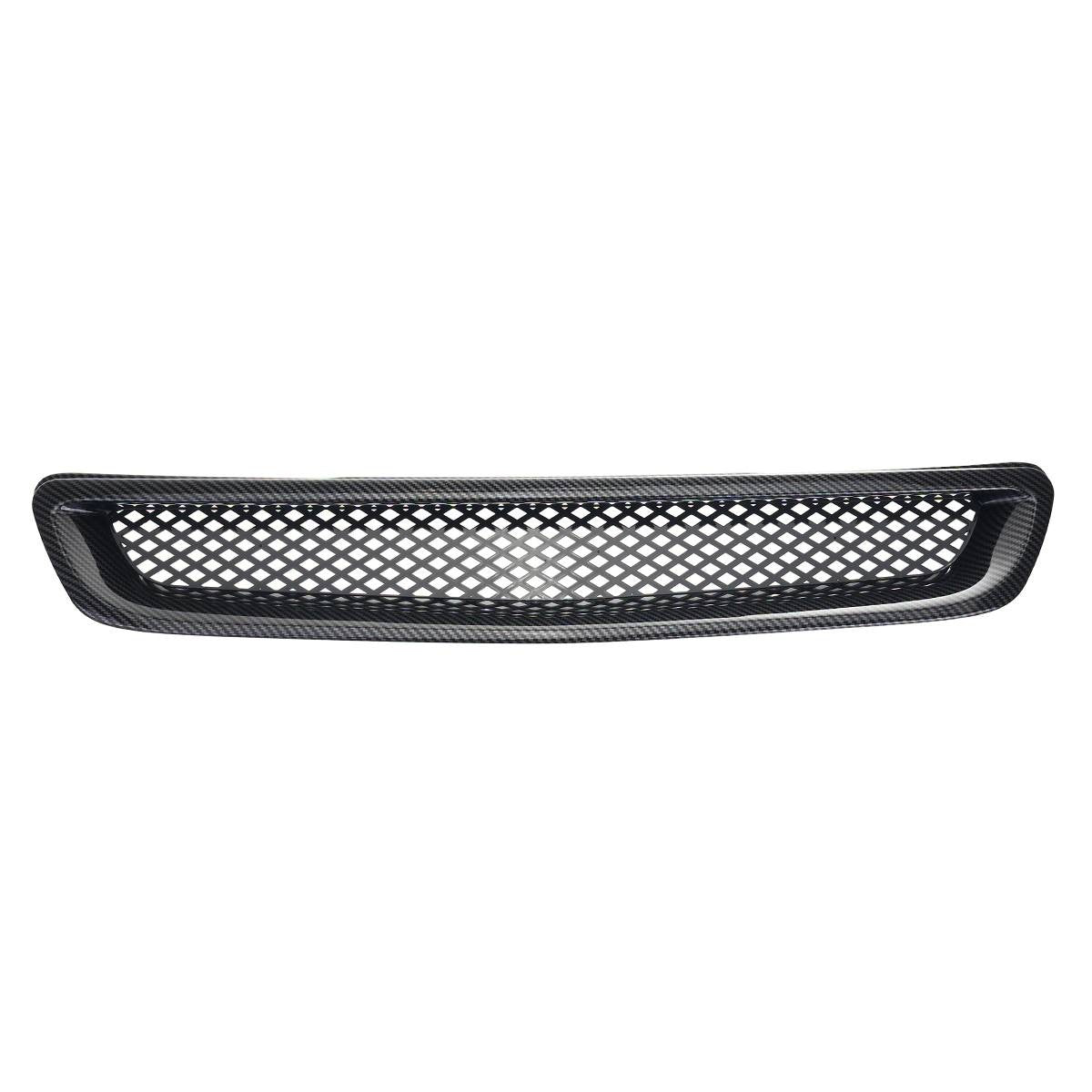 Carbon Fiber Bumper Grill Hood Mesh Grille for Honda for Civic EK JDM CX DX 1996-98