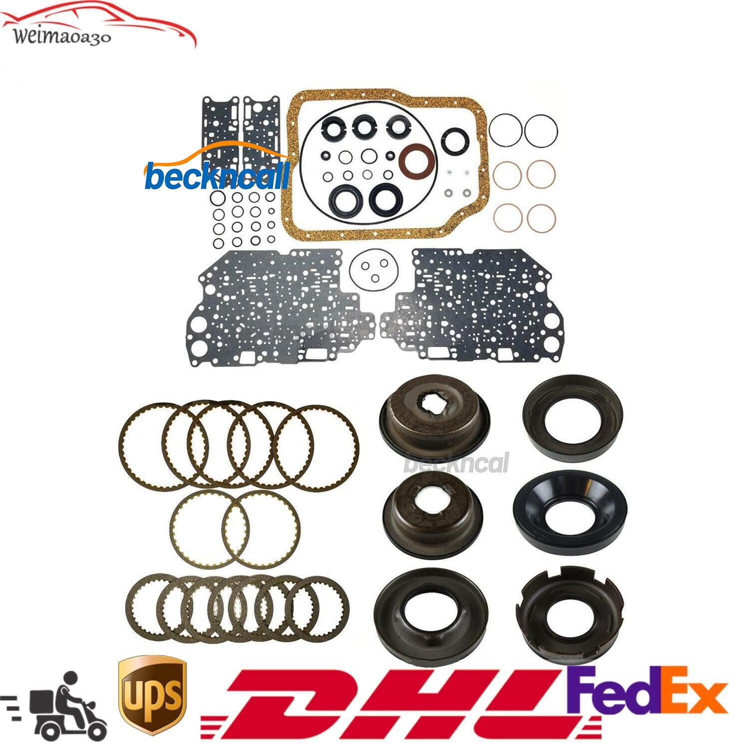 4F27E Transmission Master Rebuild Kit for FORD 2000-UP with Pistons Friction