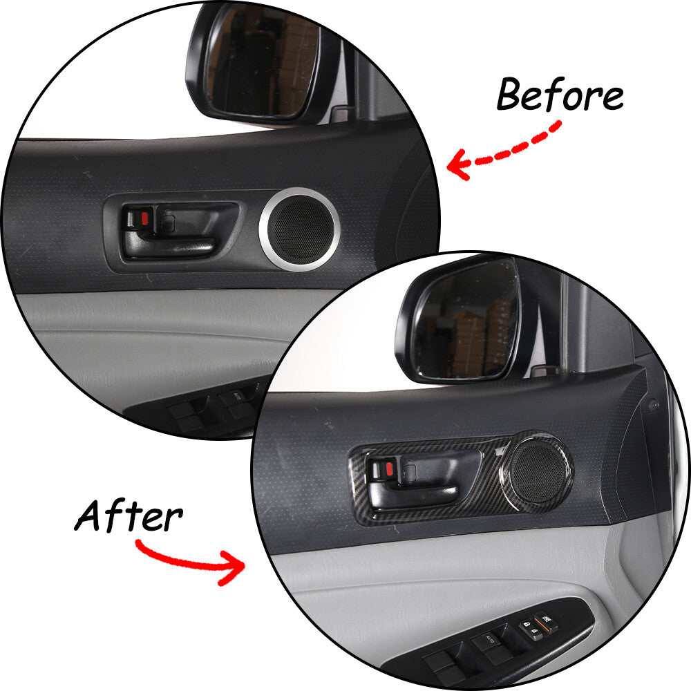 Red automotive control center gear panel trim for Toyota Tacoma 2016 - 2020