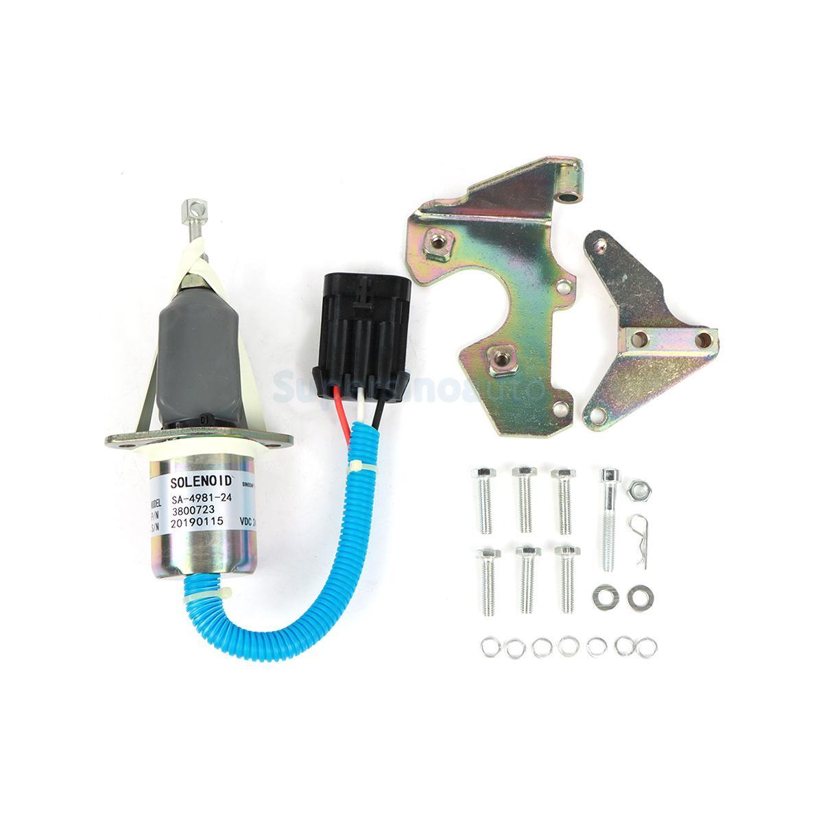 Fuel Stop Solenoid 3800723 SA-4981-24 for Engine for Dodge for RAM 2500 3500