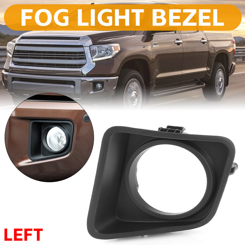 2x LED Fog Light Garnish Bezel Trim Cover Left+Right For 2014-2021 for Toyota Tundra