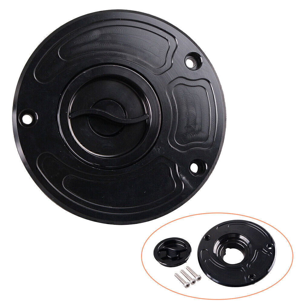 for KAWASAKI ZX6R ZX-6RR ZX-9RE ZX10R ZX14R ZX-9R Tank Fuel Gas Cap keyless CNC