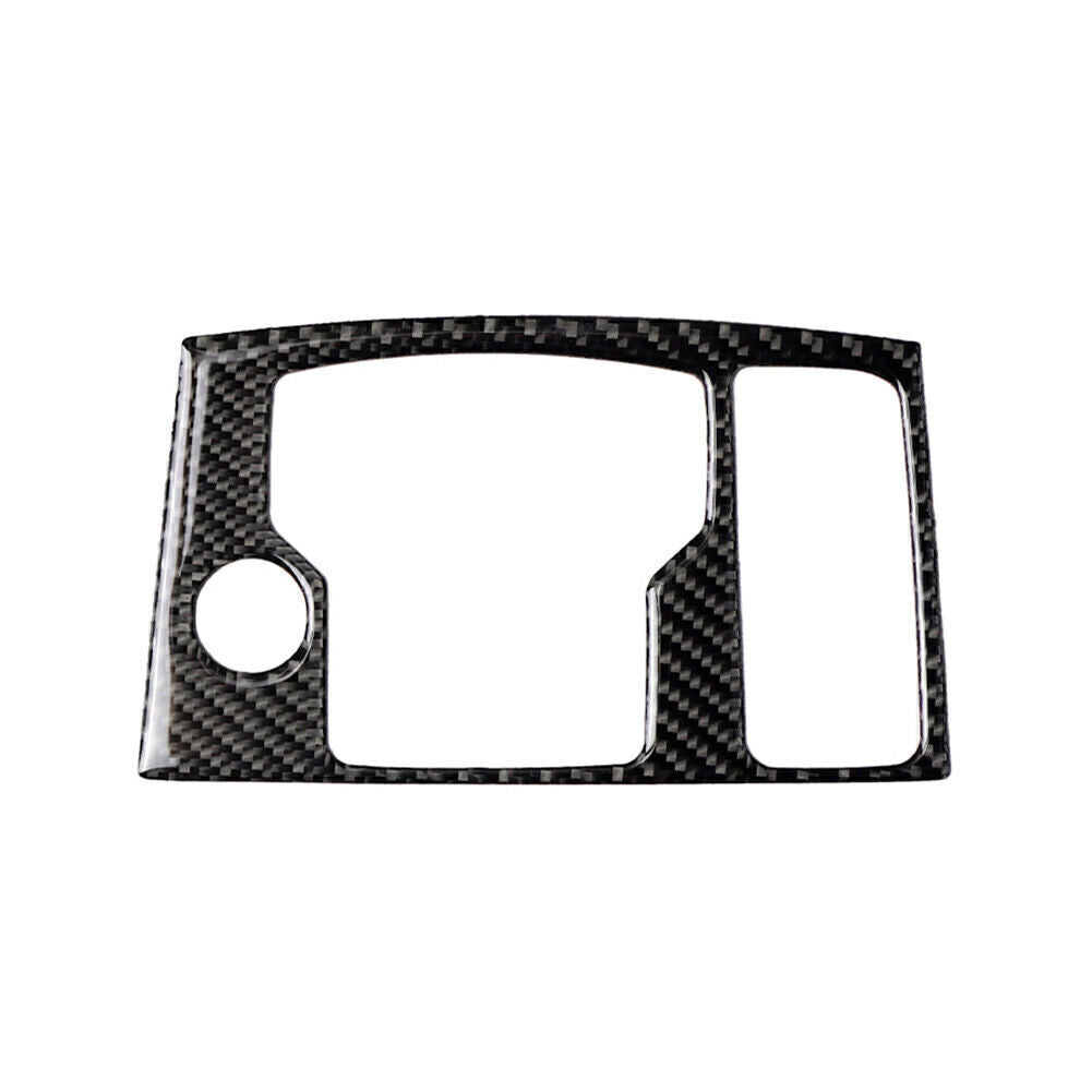 Kohlefaser Innere Multimedia Taste Abdeckung Trim F¨¹r for Mazda 3 Axela 2017 2018