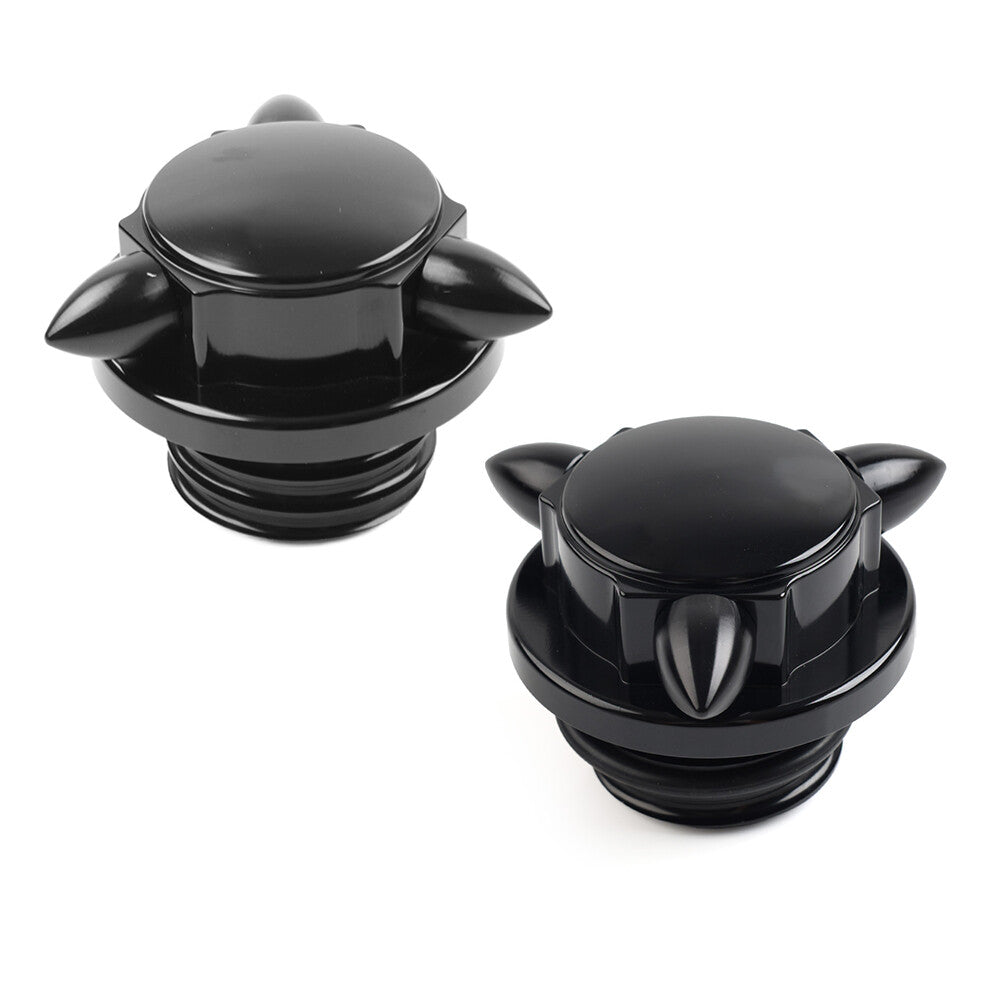Left Right Thread Gas Cap Fuel Tank Cover Fit for Harley Softail Road King Sportster