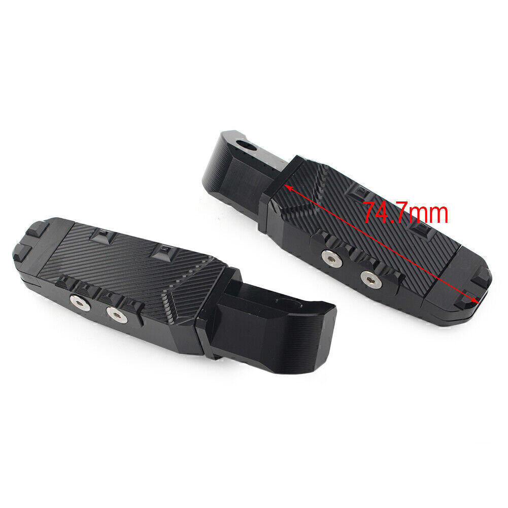 for Yamaha FZ1 YZF R3 CNC Aluminum Rear Passenger Footrests Foot Pegs Pedal Pads