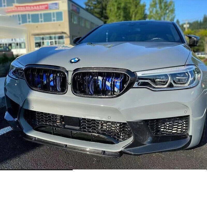 Carbon fiber performance front lip bumper splitter suitable for 18-20 for BMW F90 M5 G30 G38
