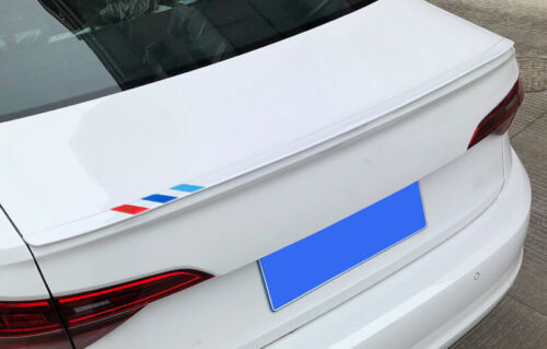 White 1PCS ABS For 2019-2021 for Volkswagen for Jetta Mk7 Rear Trunk Spoiler Wing Flap