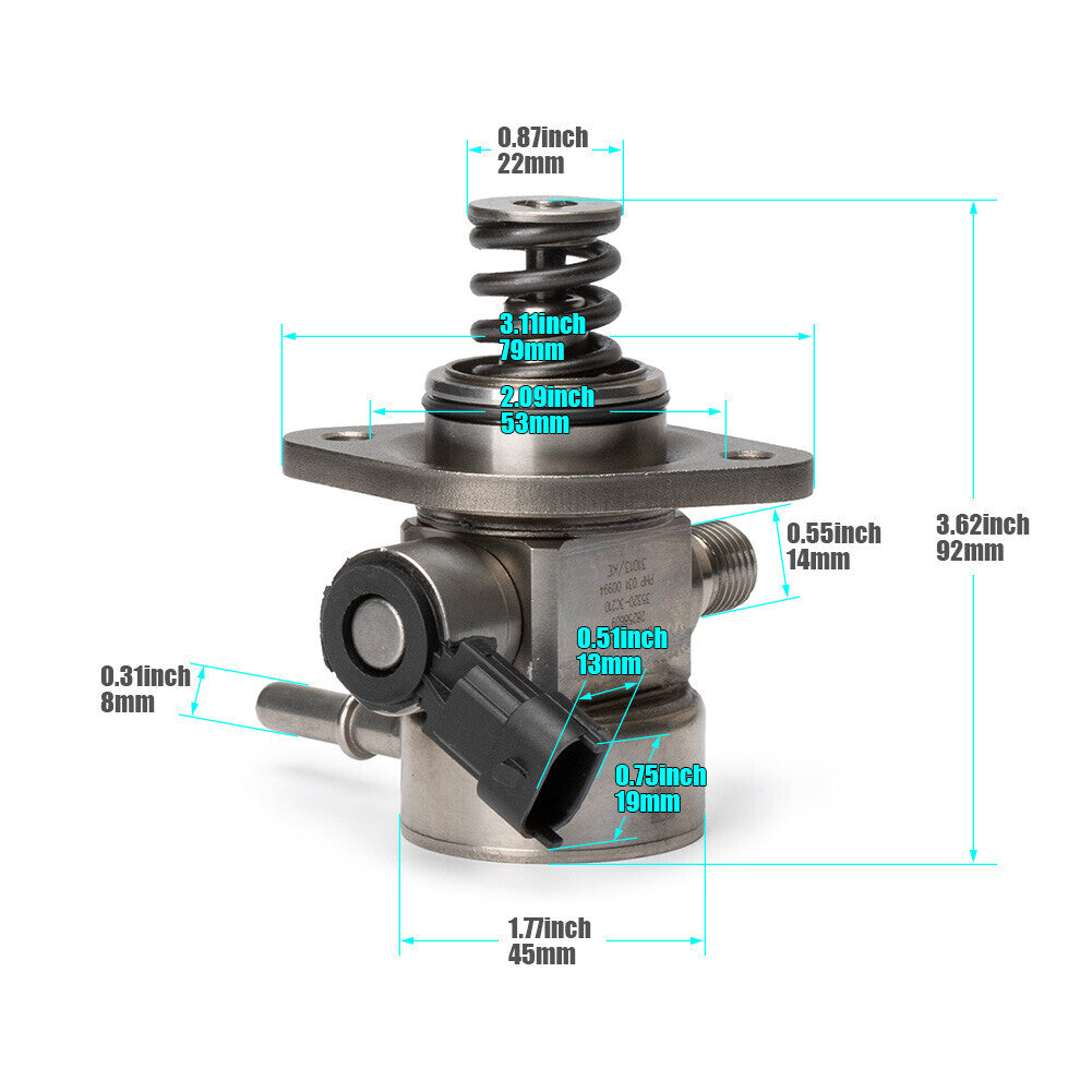 35320-3C220 High Pressure Fuel Pump for Hyundai for Kia 3.3L 3.8L 2014~2019 Sliver