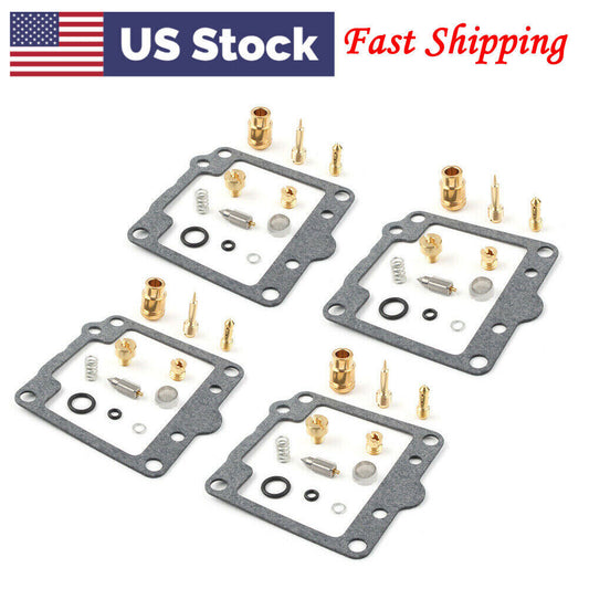 Carburetor Rebuild Kit Fit for Suzuki GS550 E/L GS550M GS550T GS 550 4 Sets Motor US