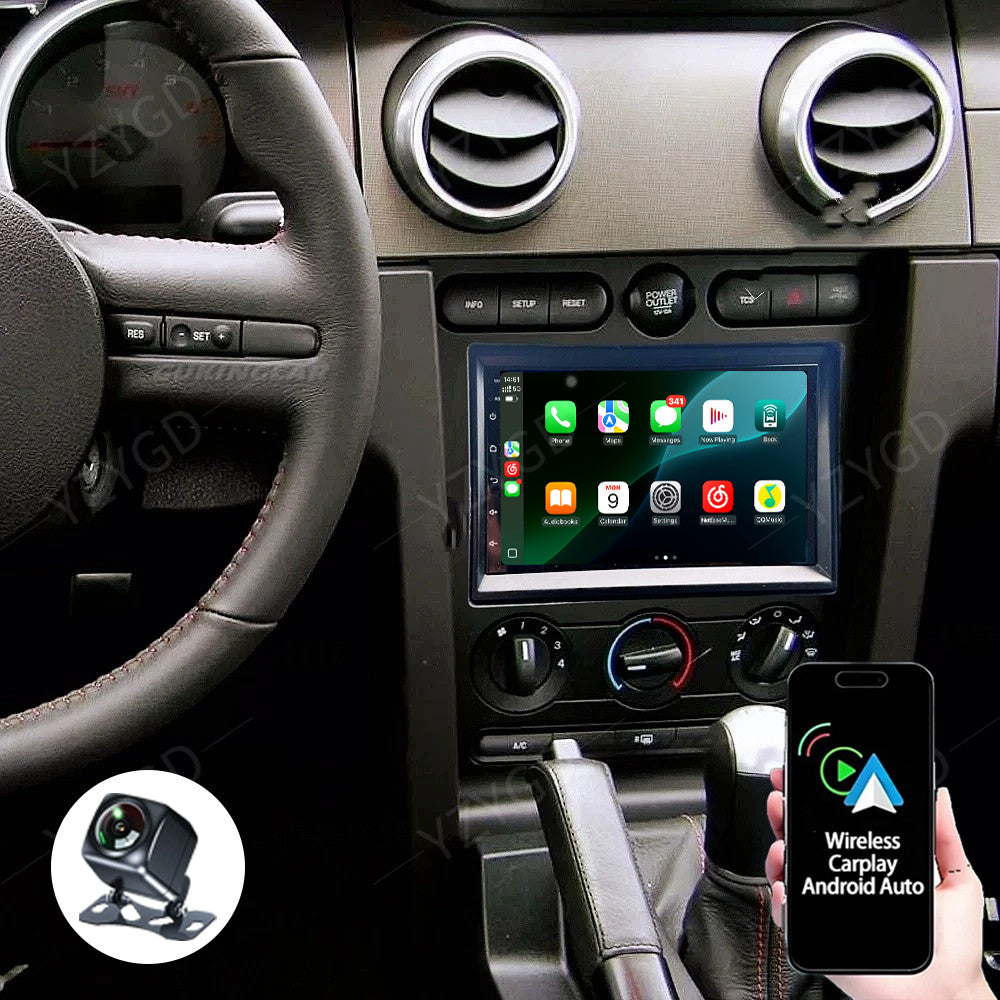 for Ford for Shelby GT500 2007-2009 Stereo Android Carplay Car Radio GPS Navi Screen