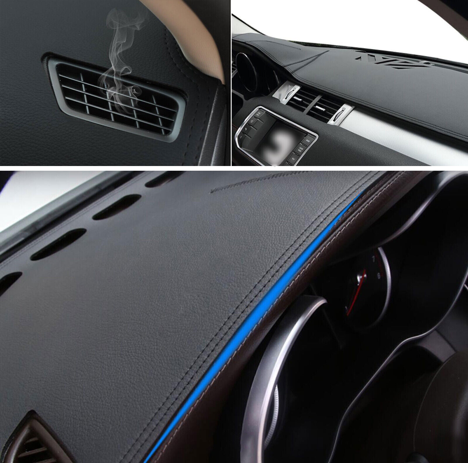 for Hyundai Sonata 20-2023 PU Leather Dashboard Dash Mat Non-slip DashMat Sun 1P