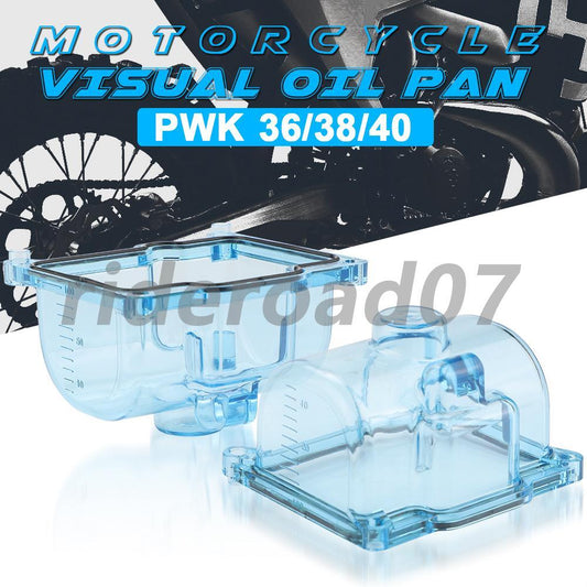 Motorcycle Carburetor Clear Float Chamber Carb Bowl Fits for PWK 36 38 40 Crab