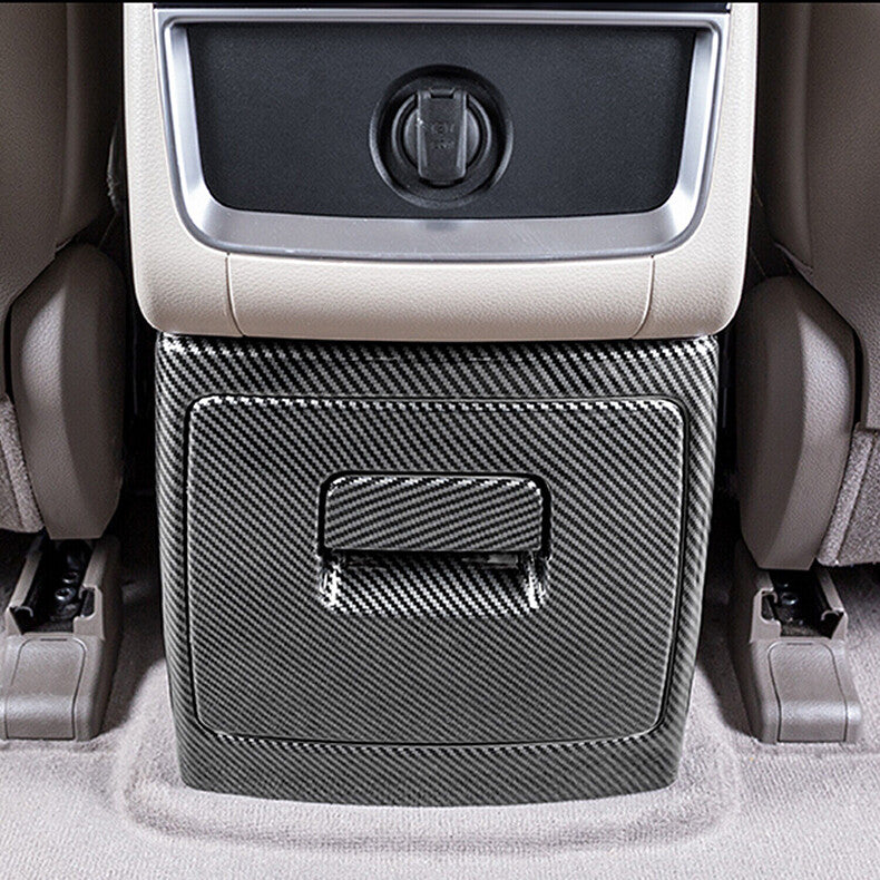 for Kia Carnival 2022-2023 Carbon fiber Rear Bottom Air Vent Outlet Cover trim