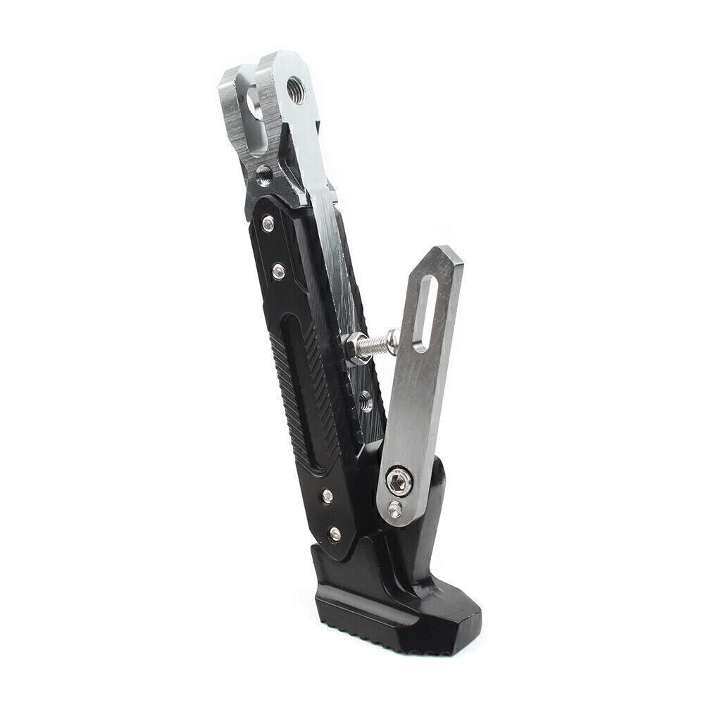 Stainless Steel Motorcycle Non-slip Adjustable Kickstand Foot Side Support Stand