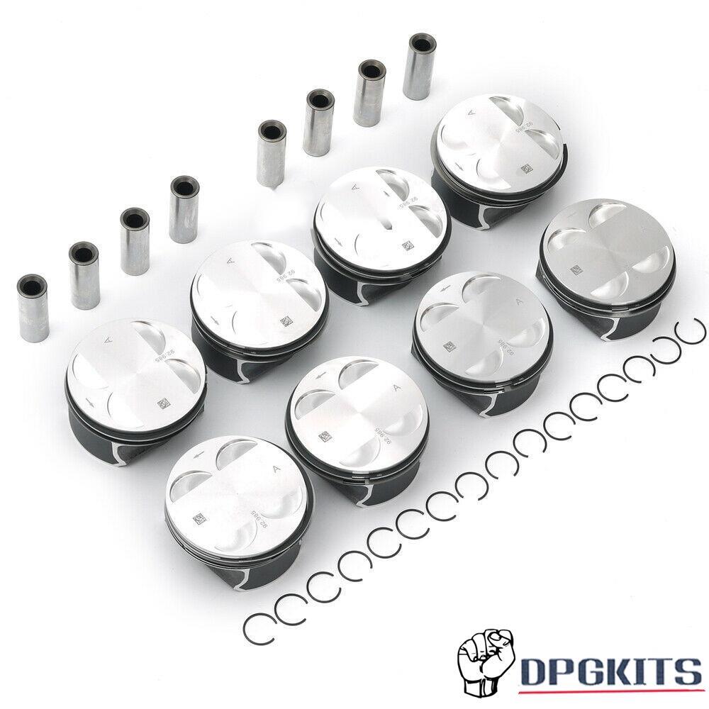 8Pcs Pistons  Rings Kit 11257543324 for BMW 550i 650i 2005-2010 E60 E61 E63 E64
