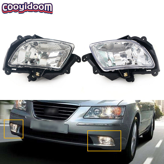 Applicable to 2008-10 for Hyundai Sonata NF Ser 2 front bumper fog lights and driving lights (LHRH-).
