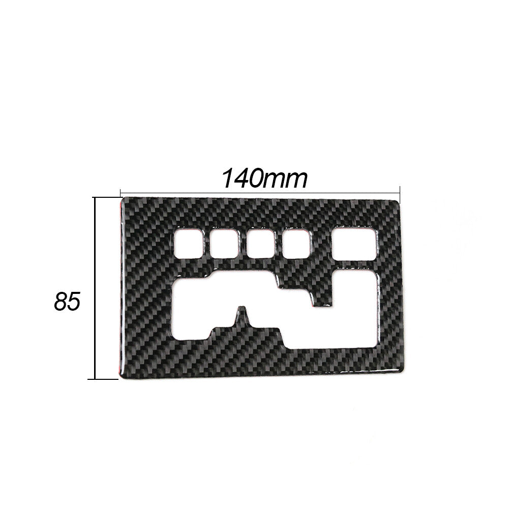 Carbon Fiber Inner Gear Shifter Panel Trim for Dodge Journey 2010 SXT SE Type A