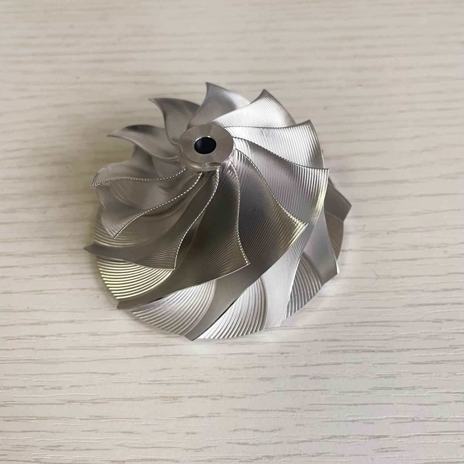 RHF5 Reverse 57.00/70.00 mm 11+0 Blade Point Milling, Snake Curve Billet Wheel