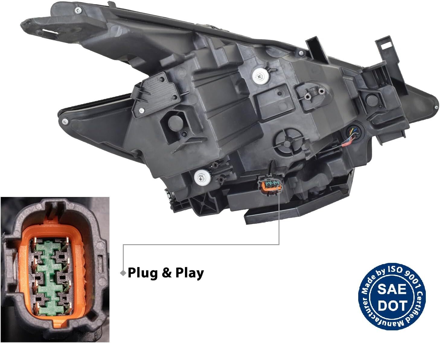All LED Headlight Assy Driver Left Side NI2502270 for Nissan Murano 2019 - 2021