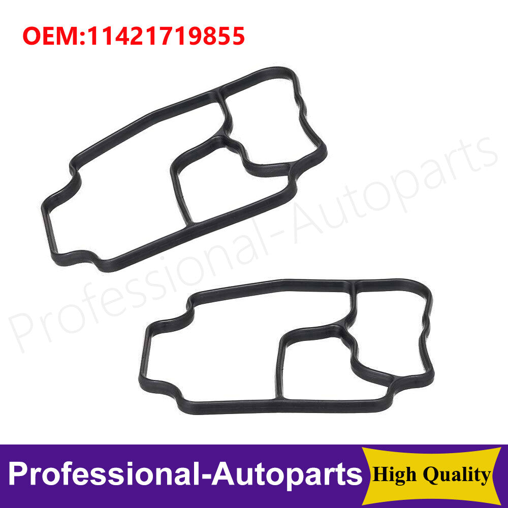 2-piece engine oil filter housing sealing gasket set suitable for BMW M50 M52 M54