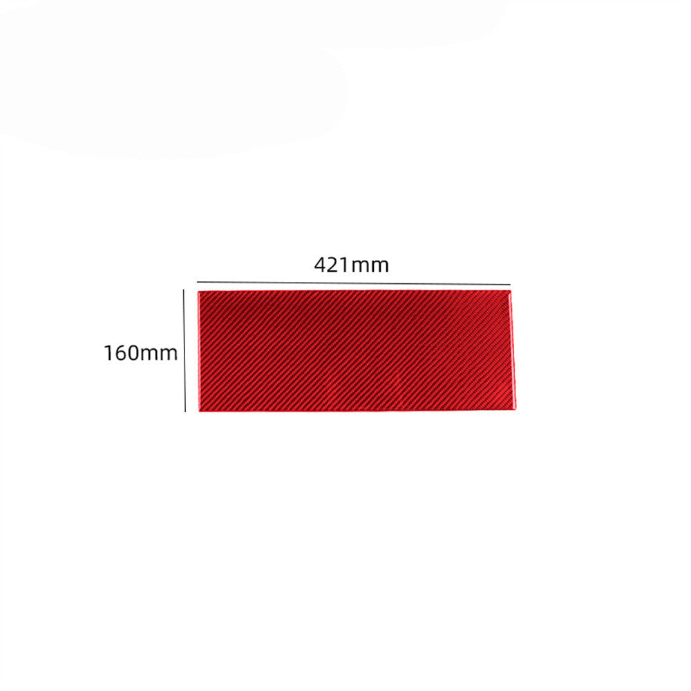 Red Carbon Fiber for Co -pilot Console Panel Trim Cover for Ford F150 2004-2008