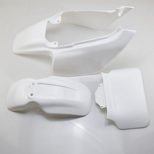 for Honda Z50 Z50 R Plastic Kit White FR Fenders  Number Plate 1988-1999 Parts