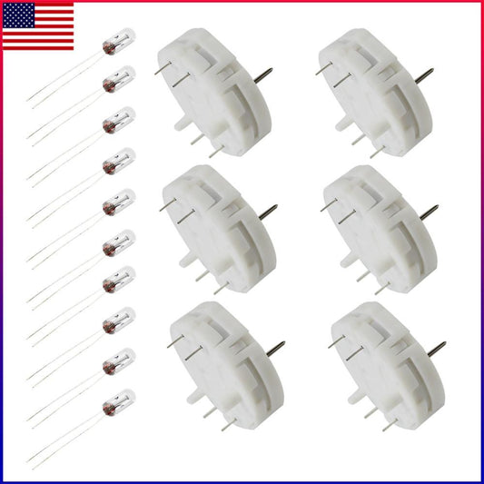6Pcs Instrument Gauge Cluster Repair Set W/ 10 Bulbs For GM  for Chevy Vehicles