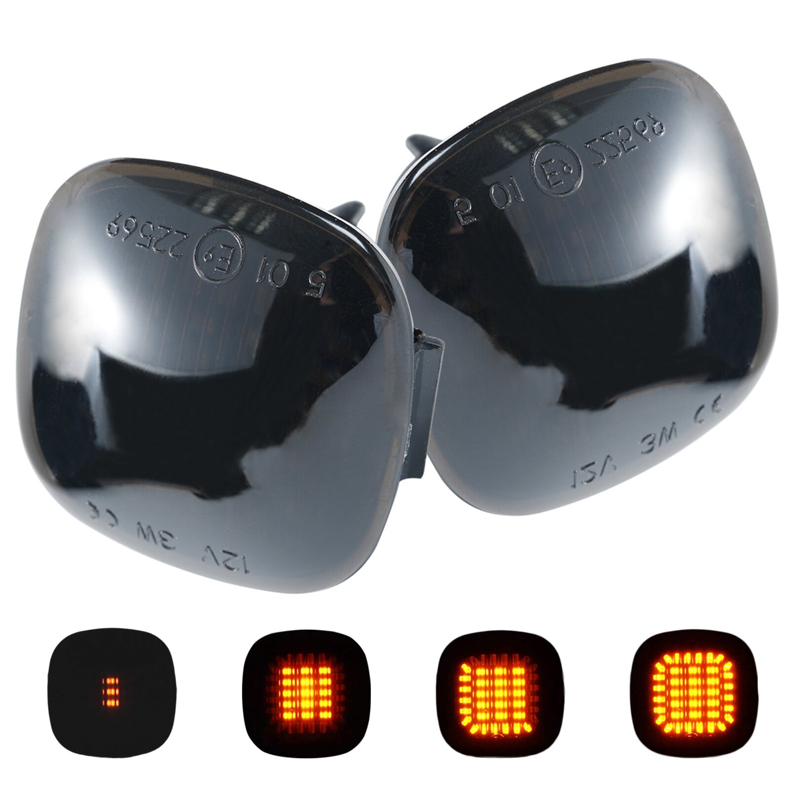 Dynamic Flowing Side Marker Indicator Lamp Parts for Audi for A4 S4 B5 1996-2000 DOT