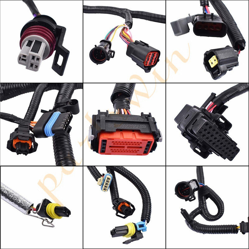 Engine wiring harness for 2004 for Ford 250 350 450 550 with heater Ref: 4C3Z12B637CA
