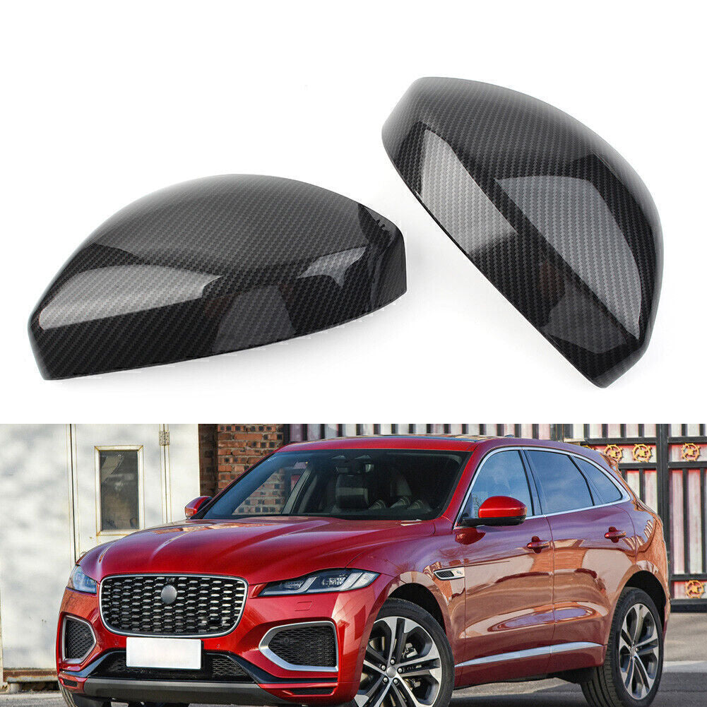 2x Mirror Cover Cap for Land Rover Discovery Sport Freelander for Range Rover Evoque