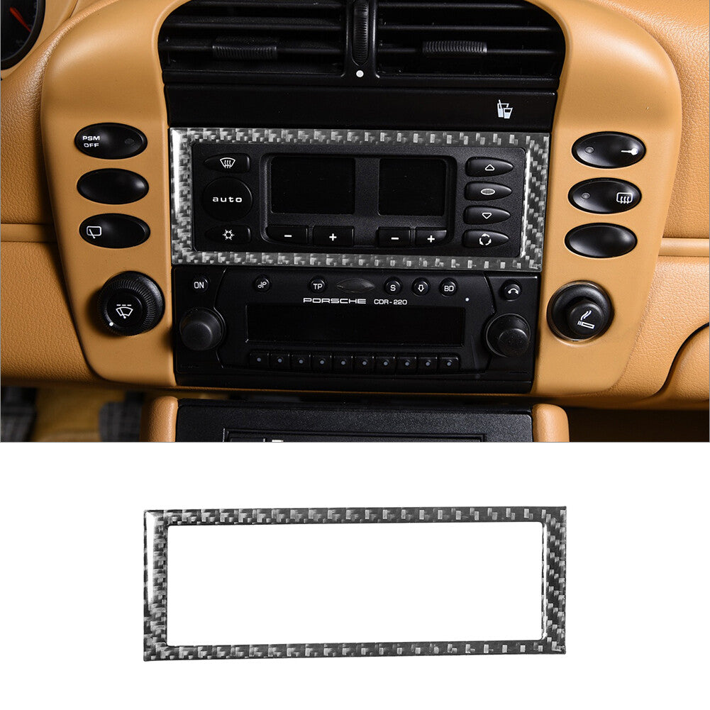 for Porsche Boxster/996 1998-2004 Carbon Fiber Interior AC Surround Cover Trim
