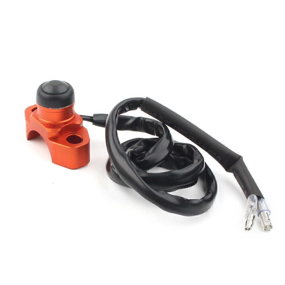 Universal CNC Engine Stop Start Kill Switch Button Fit Most Dirt Bike Quad ATV