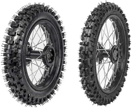 Front 60/100-14 and rear 80/100-12 rims, 110cc/125cc Pit bicycle SSR, Taodao