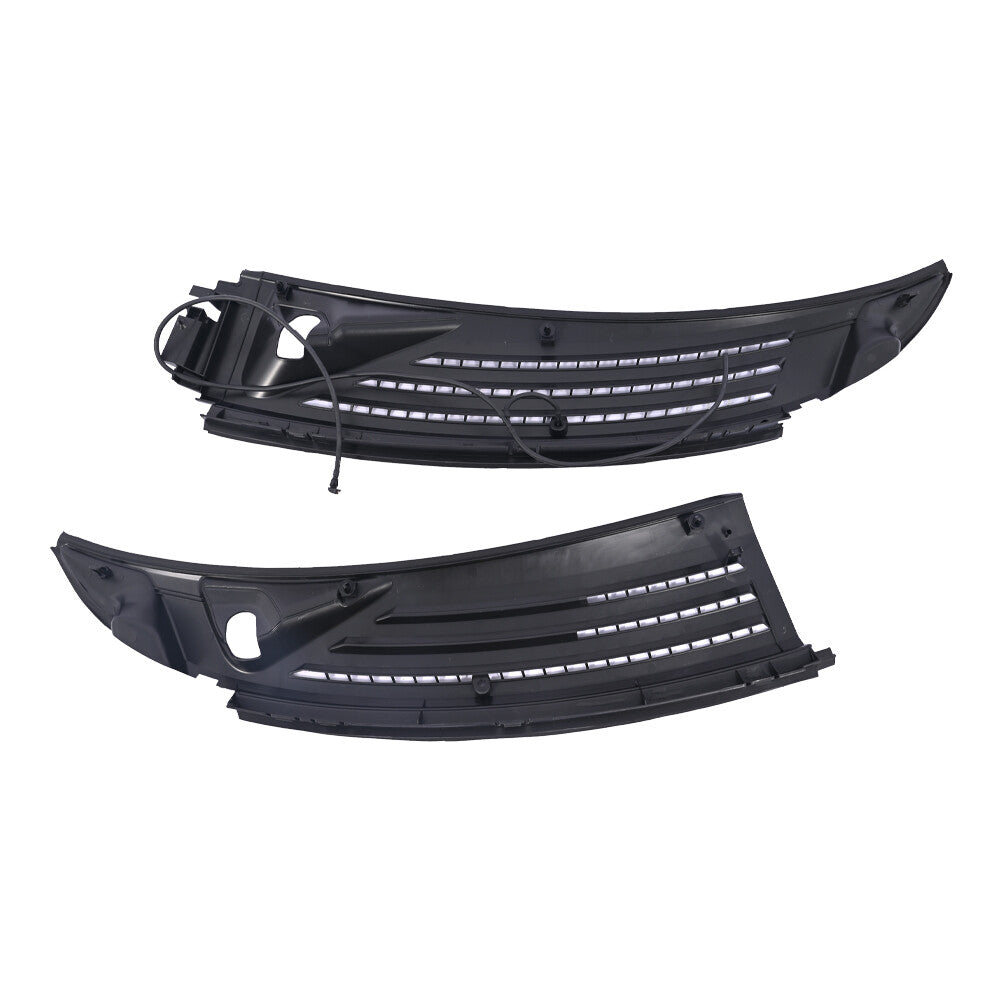 For 2009-2014 for Ford F150 for Ford Cowl Panel Grille Set w/ Seals RH  LH Pair