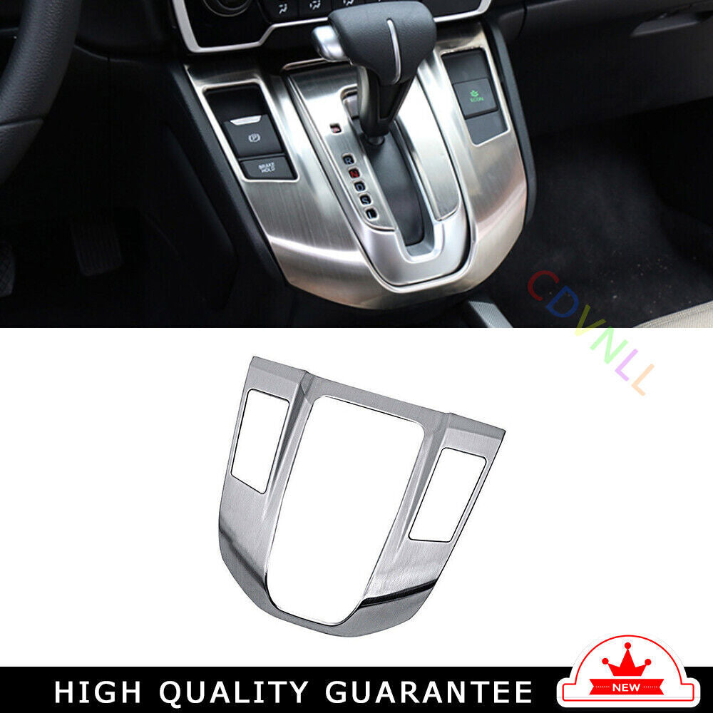 Middle Console Gear Shift Panel Trim for Honda CRV CR-V 2017-22 Silver Titanium