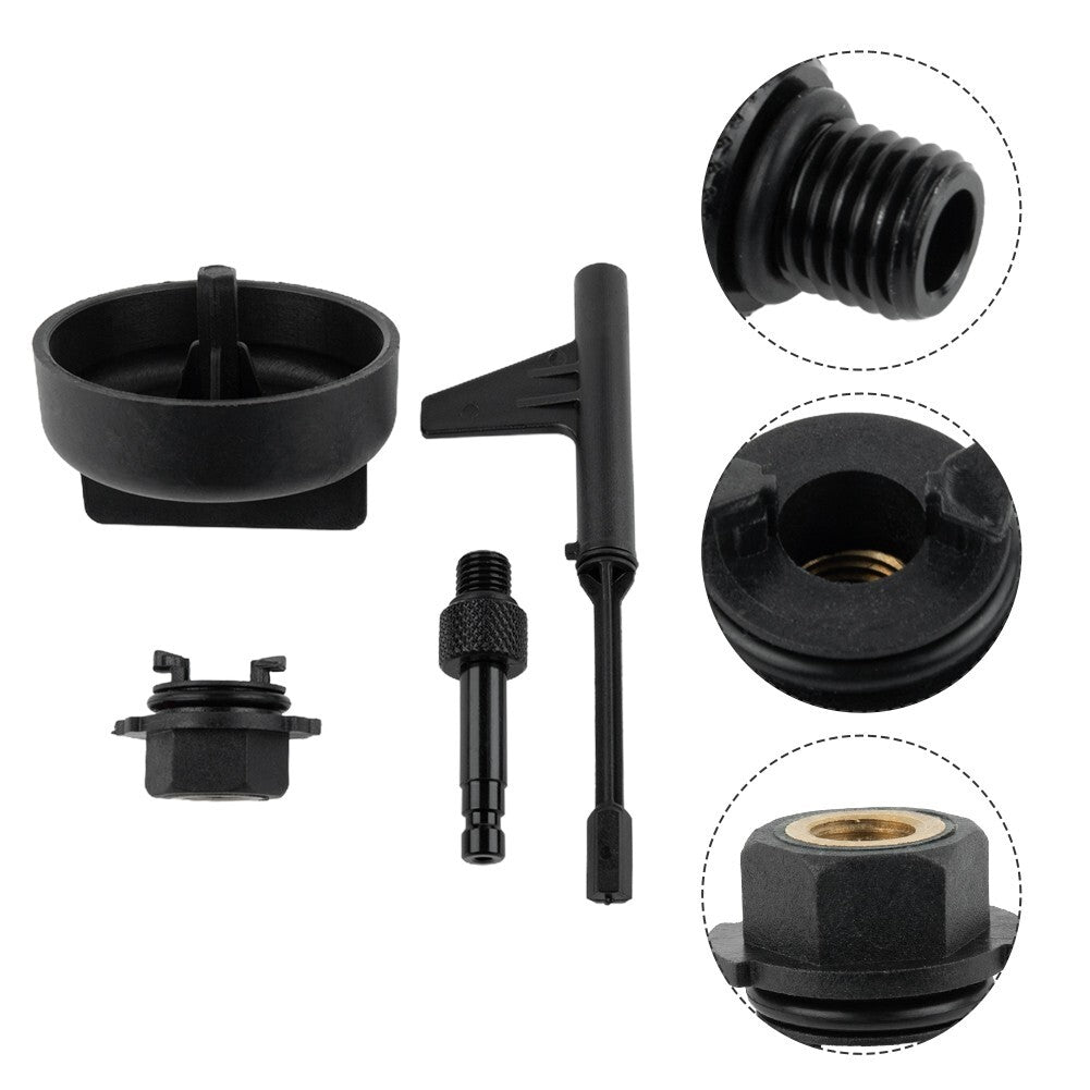 Engine oil separator captures impurities from fuel movement and reservoirs in the oil tank.
