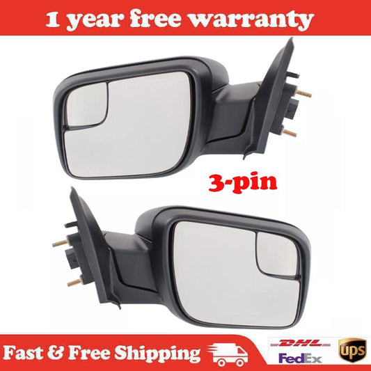 3-pin New Mirrors Driver Passenger Side Left Right for Ford Explorer Pair