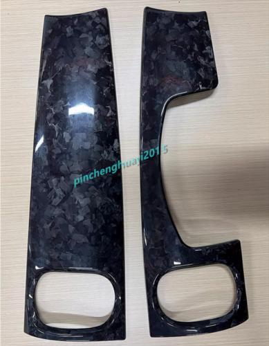 Forged carbon fiber automotive dashboard panel trim cover for Mini Cooper F55 F56 F57 2022-24