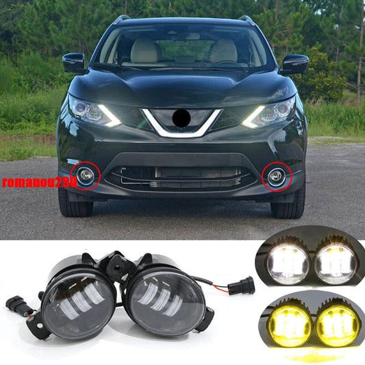 for Nissan Rogue Sport 2017-2019 Front Bumper Fog Lights/Driving Lamps Kit 2P