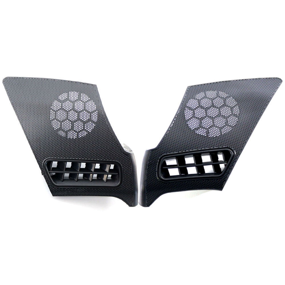 for Mercedes-Benz E-Class W210 LEFT+RIGHT Dash Vent Speaker Grill Covers Black